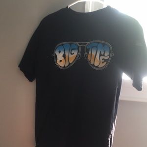 Black graphic tee